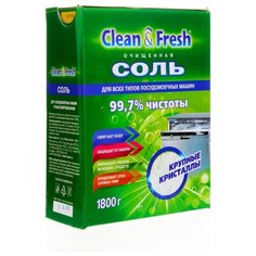 Clean & Fresh Соль для посудомоечных машин очищенная 1.8 кг