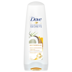 Dove бальзам-ополаскиватель Nourishing Secrets Восстановление с куркумой и кокосовым маслом, 200 мл
