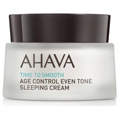Крем AHAVA Time to Smooth Age Control Even Tone Sleeping Cream антивозрастной ночной для лица, шеи и декольте 50 мл