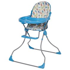 Стульчик для кормления Polini 152 собачки бирюзовый