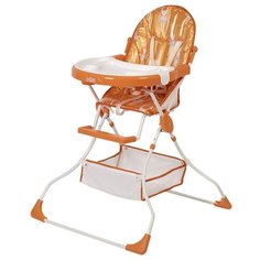 Стульчик для кормления Selby SH-252 зайки оранжевый