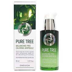 Enough Pure Tree Balancing Pro Calming Ampoule сыворотка для лица с чайным деревом, 30 мл