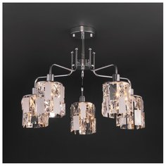 Люстра Eurosvet Scoppio 10101/5 хром/прозрачный хрусталь, E14, 300 Вт