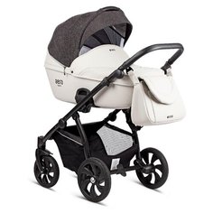 Универсальная коляска Tutis Aero Reflective (2 в 1) 141 светло-серый кожа