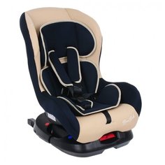 Автокресло группа 0/1 (до 18 кг) BamBola Bambino Isofix, темно-синий/бежевый