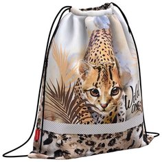 ErichKrause Мешок для обуви Wild Cat (48437) бежевый/серый