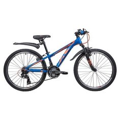 Подростковый горный (MTB) велосипед Novatrack Extreme 24 21 (2019) blue 11" (требует финальной сборки)