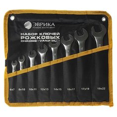 Набор гаечных ключей Эврика (8 предм.) ER-11080 черный