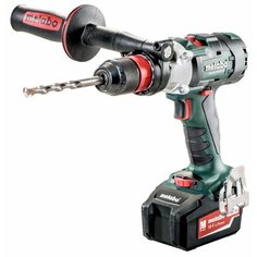 Ударная аккумуляторная дрель-шуруповерт Metabo SB 18 LTX-3 BL Q I 5.2Ач х2 кейс 120 Н·м черный/зеленый/красный