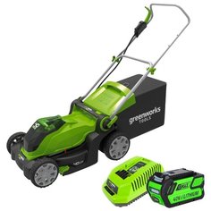 Газонокосилка greenworks 2504707VB G40LM40K4