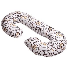 Подушка Body Pillow для беременных С холлофайбер бежево-золотой
