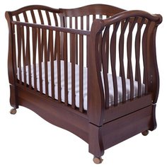 Кроватка Feretti Royal FMS (качалка), продольный маятник noce