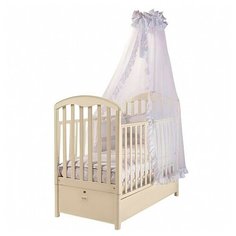 Кроватка Feretti Elegance FMS (классическая), продольный маятник слоновая кость