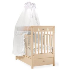 Кроватка Feretti Elite FMS (классическая), продольный маятник слоновая кость