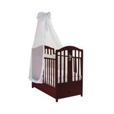 Кроватка Feretti Ricordo FMS (классическая), продольный маятник темный орех