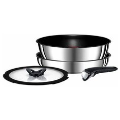 Набор сковород Tefal Ingenio Preference L9409072 4 пр. серебристый