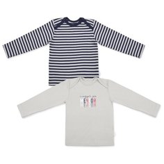 Лонгслив LEO размер 86, серый/синий Лео