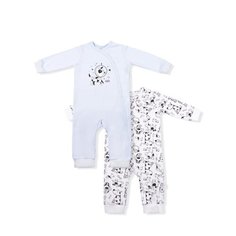 Комбинезон LEO размер 80, голубой/белый Лео