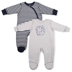 Комбинезон LEO размер 62, серый/синий Лео