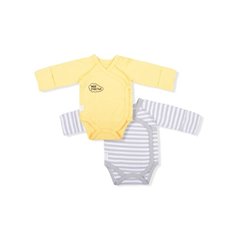 Боди LEO размер 46, желтый/серый Лео