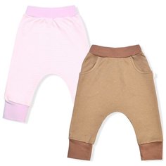 Брюки LEO 1001А-25 размер 86, розовый/коричневый Лео