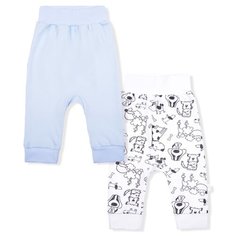 Брюки LEO 1001А-6 размер 68, голубой/белый Лео