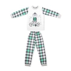 Пижама LEO размер 128, зеленый Лео