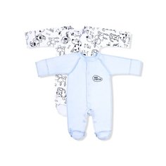 Комбинезон LEO размер 46, голубой/белый Лео