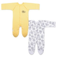 Комбинезон LEO размер 42, желтый/белый Лео