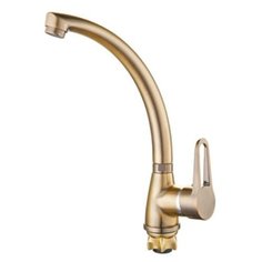 Смеситель для кухни (мойки) G-lauf ZOP4-B045KT однорычажный бронзовый