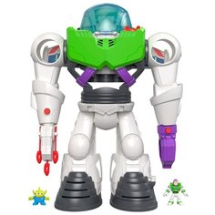 Интерактивная игрушка робот-трансформер Imaginext История игрушек Базз Лайтер GBG65 белый/серый/зеленый