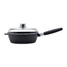 Сотейник BergHOFF Scala 2307205 28 см с крышкой, съемная ручка, черный