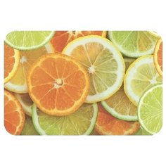 Скатерть Пластмаркет Цитрусы 904-0044 60х90 см оранжевый/зеленый
