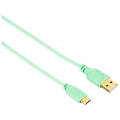 Кабель HAMA USB - USB Type-C Flexi-Slim 0.75 м зеленый
