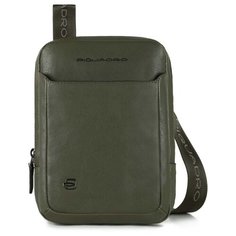 Сумка планшет PIQUADRO CA3084B3, натуральная кожа, зеленый
