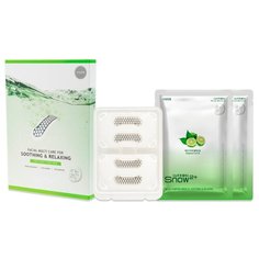 Snow2+ Набор Успокаивающий и Расслабляющий уход Magnesium Micro Facial Multi Care for Soothing & Relaxing (патчи для области глаз + тканевая маска), 2 шт.