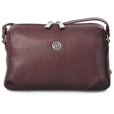 Сумка кросс-боди Afina 442, натуральная кожа, вино