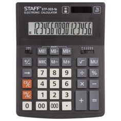 Калькулятор STAFF STF-333-16 черный