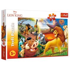 Пазл Trefl Король Лев Приключения Симбы (16359), 100 дет.