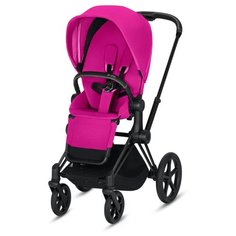 Прогулочная коляска Cybex Priam III fancy pink/matte black, цвет шасси: черный