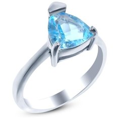 Silver WINGS Кольцо с топазами из серебра 210035-32-71, размер 17