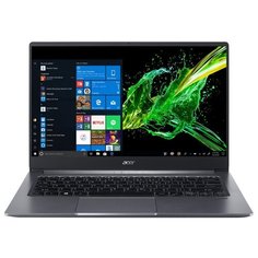 Ноутбук Acer Swift 3 SF314-57G-78D5 (Intel Core i7 1065G7 1300MHz/14"/1920x1080/16GB/1024GB SSD/DVD нет/NVIDIA GeForce MX350 2GB/Wi-Fi/Bluetooth/Windows 10 Home) NX.HUKER.002 серый