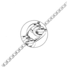 Silver WINGS Цепочка плетения "Лав" из серебра ср925р-106306050, 50 см, 7.81 г