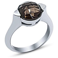 Silver WINGS Кольцо с раухтопазами из серебра 210011-90-213, размер 18