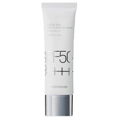 Cosmetea крем солнцезащитный Black tea Tone up White Черный чай, SPF 50, 50 мл, 1 шт