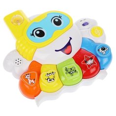 Развивающая игрушка S+S Toys Музыкальный Осьминожка белый