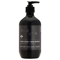 Восстанавливающий гель для мытья рук и тела Botany с экстрактами цитрусовых растений, лимонного мирта и бергамота, 500 мл