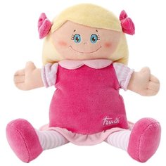 Мягкая игрушка Trudi Кукла тряпичная в малиновом платье 24 см
