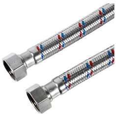 Гибкая подводка для воды ТР-сантехника 26563/26571/26573 26563 гайка - гайка ½ 1000 мм