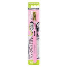 Зубная щетка Global White Whitening Effect medium, розовый